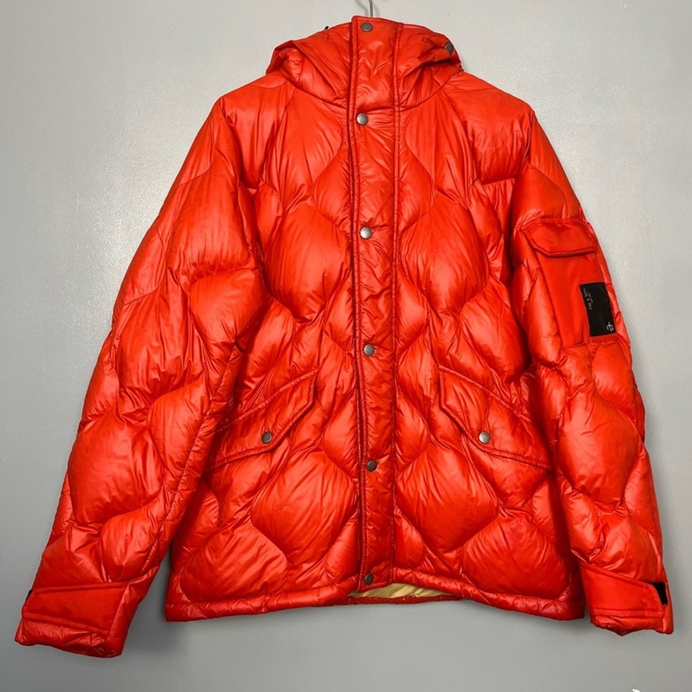 rag & bone Down Filled Shield Coat Puffer Jacket Winter Fire Red Men’s Medium